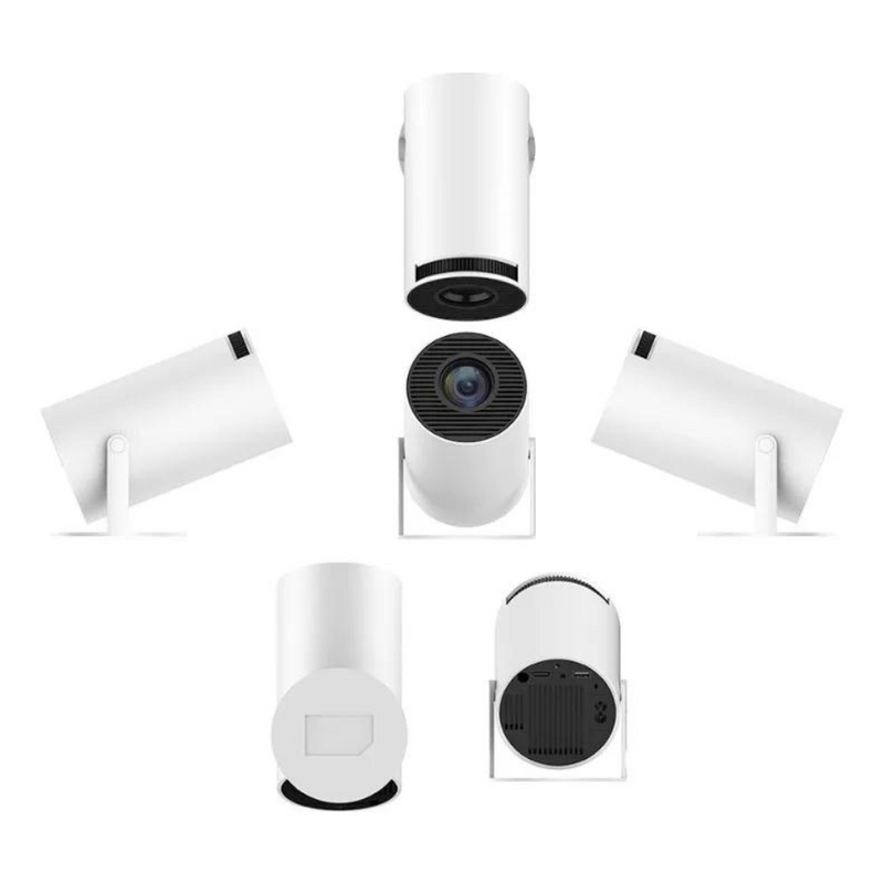 Mini Projetor Smart 4k Wifi 1080p HD HY300 Cor Branco 110V/220V