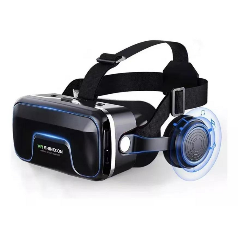 Óculos Vr Realidade Virtual 3d Com Fone De Ouvido E Controle