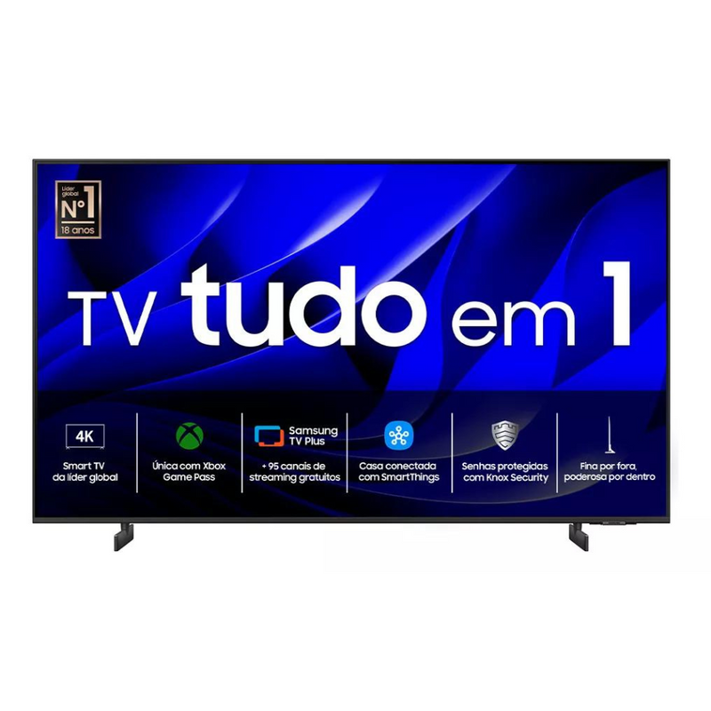 Smart TV 50DU8000 50'' Crystal UHD 4K 2024 Cor Cinza Titan Samsung 127V/220V