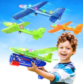 Brinquedo de lançamento de avião - brinquedo voador ao ar livre